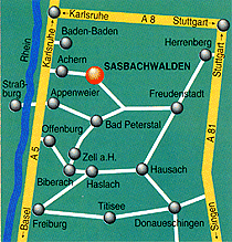 Karte Sasbachwalden